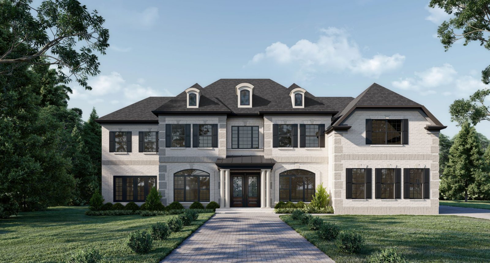 Hampton French Country - 2 Story House Plans in Northern VA