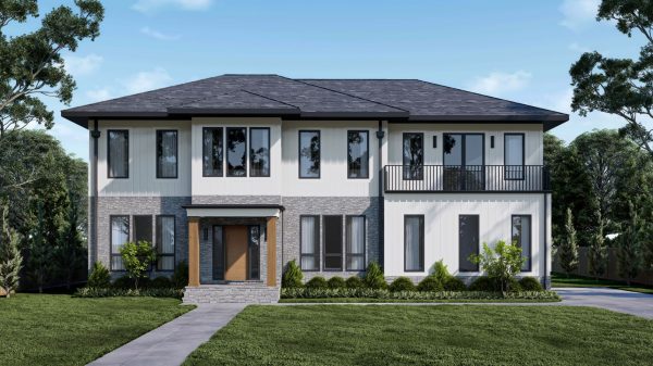 Trenton Contemporary - 2 Story House Plans in Northern VA