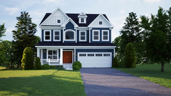 Brighton Traditional - 2 Story House Plans in Northern VA