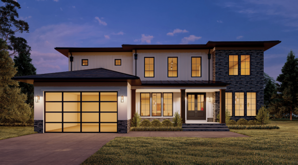 Radford Contemporary - 2 Story House Plans in Northern VA