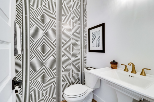 Ashland Powder Room - 2 Story House Plans in Northern VA